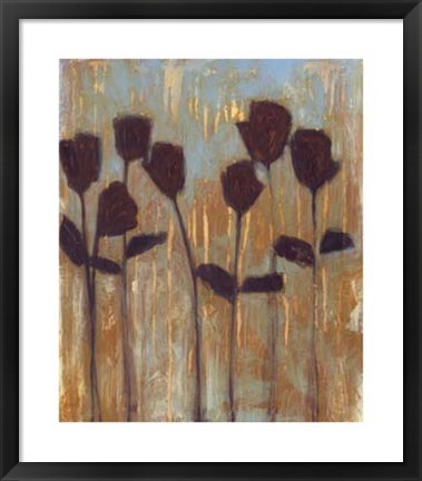 Framed Rustic Blooms II Print