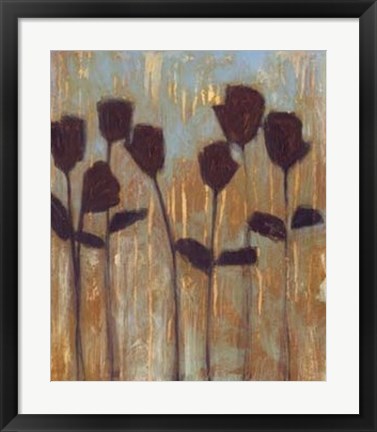 Framed Rustic Blooms II Print