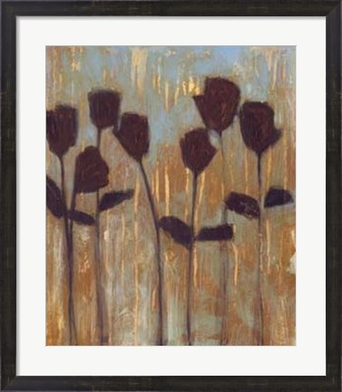 Framed Rustic Blooms II Print
