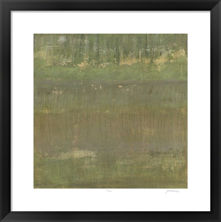 Framed Marsh Light II Print