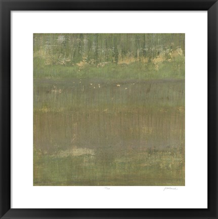Framed Marsh Light II Print