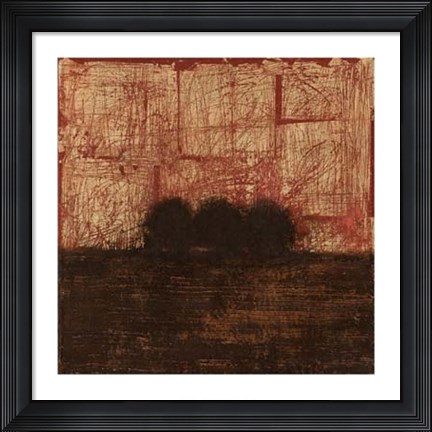Framed Weathered Landscape I Print