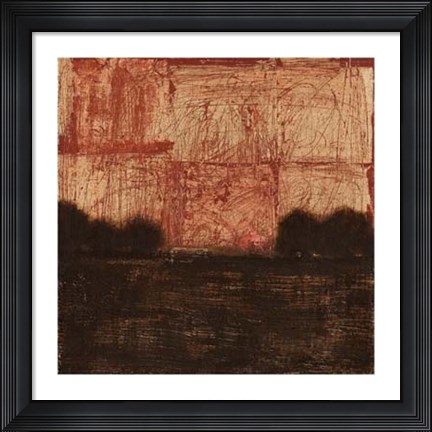 Framed Weathered Landscape II Print