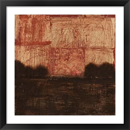 Framed Weathered Landscape II Print