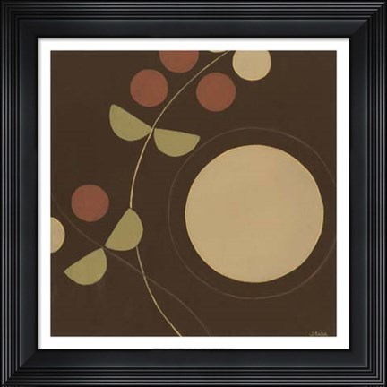 Framed Autumn Orbit I Print