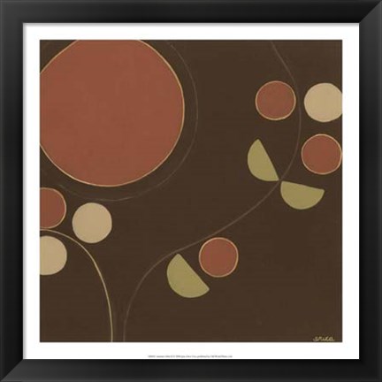 Framed Autumn Orbit II Print