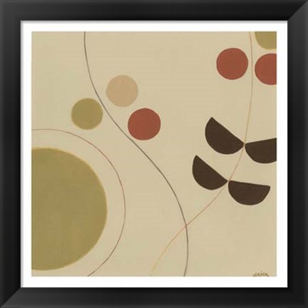 Framed Autumn Orbit III Print