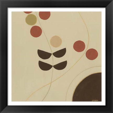 Framed Autumn Orbit IV Print