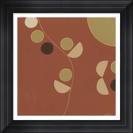 Framed Autumn Orbit V Print