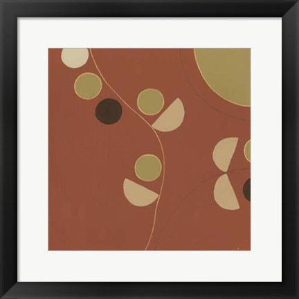 Framed Autumn Orbit V Print