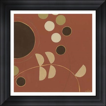 Framed Autumn Orbit VI Print