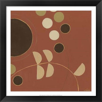 Framed Autumn Orbit VI Print