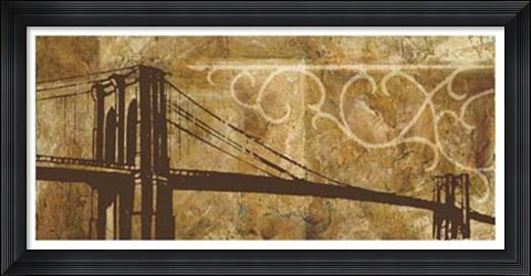 Framed Urban Icon I Print