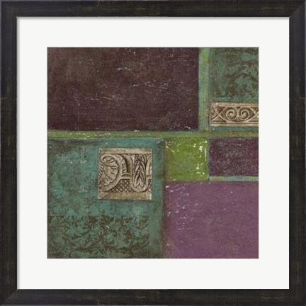 Framed Abstract Details II Print