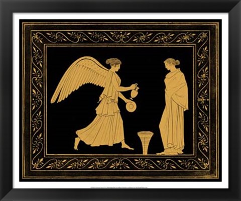 Framed Etruscan Scene II Print