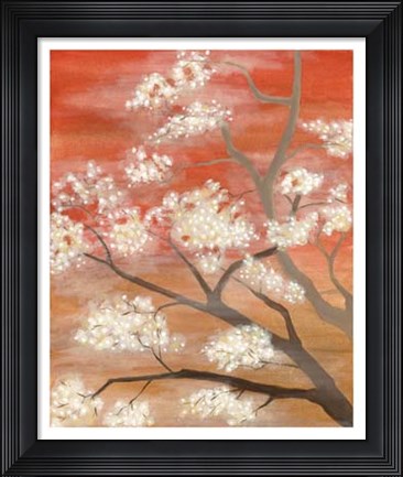 Framed Mandarin Mist I Print