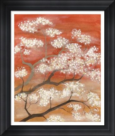 Framed Mandarin Mist II Print