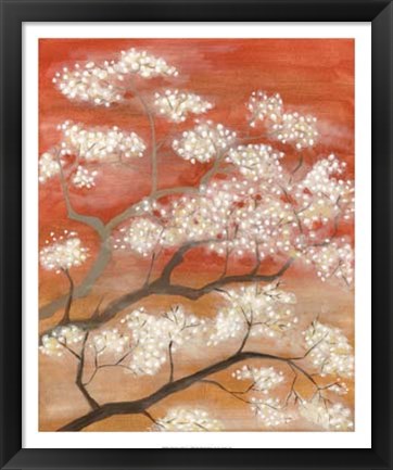 Framed Mandarin Mist II Print