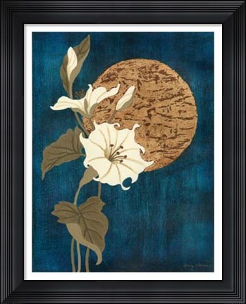 Framed Moonlit Blossoms II Print