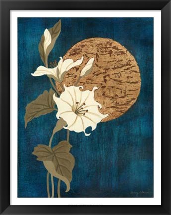 Framed Moonlit Blossoms II Print