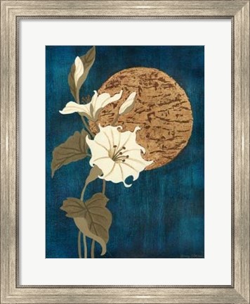 Framed Moonlit Blossoms II Print
