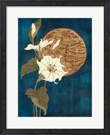 Framed Moonlit Blossoms II Print