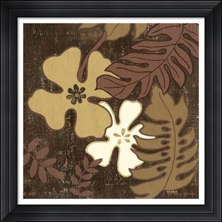 Framed Calypso Floral II Print