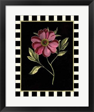 Framed Pink Peony I Print