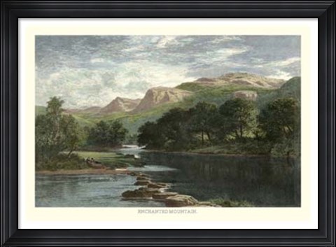 Framed Enchanted Mountain Print