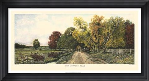 Framed Country Road Print