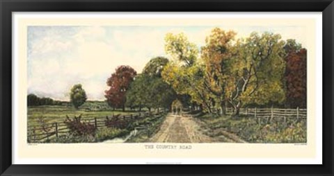 Framed Country Road Print