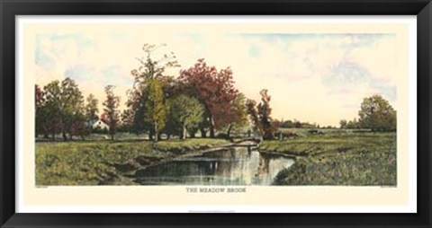 Framed Meadow Brook Print