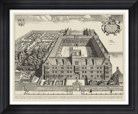 Framed Cambridge View Print