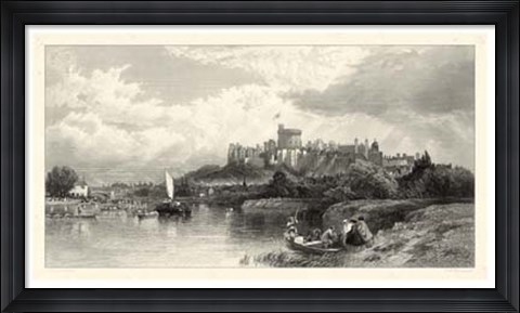 Framed Classical Seaport I Print