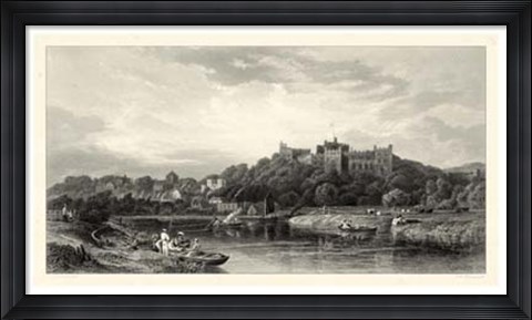 Framed Classical Seaport II Print