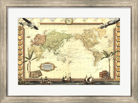 Framed Adventure Map Print