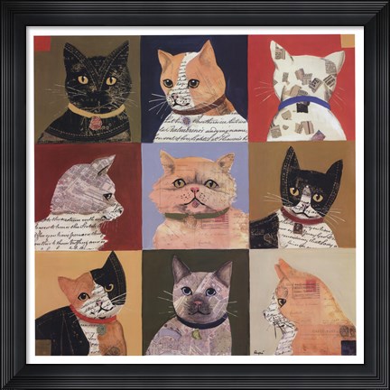 Framed Nine Lives Print