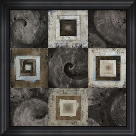 Framed Ice Box Collage Print