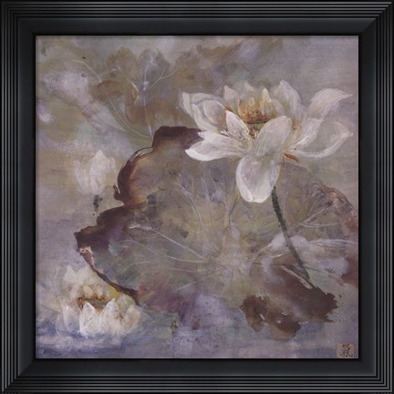 Framed Water Lily II Print