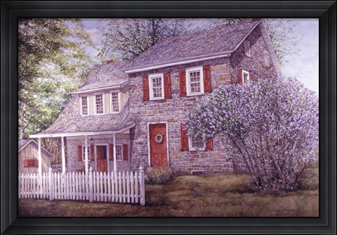 Framed Lilacs Print