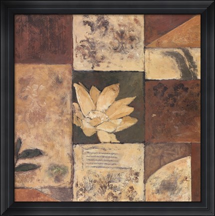 Framed Patchwork II Print