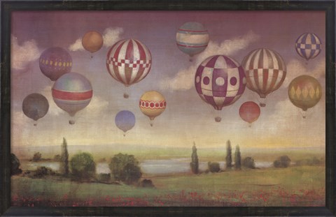 Framed Balloons Print