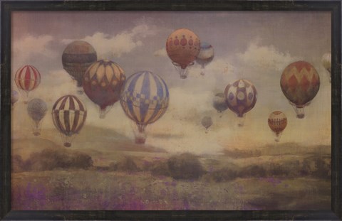 Framed Landing at Sundown Print