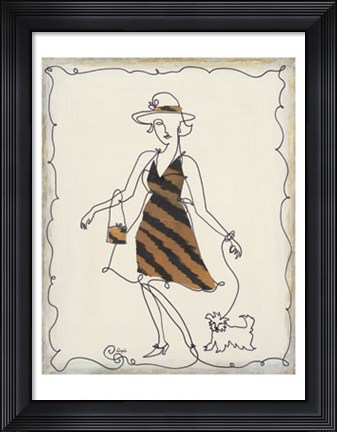 Framed Shabby Chic I Print