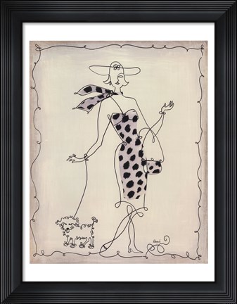 Framed Shabby Chic II Print