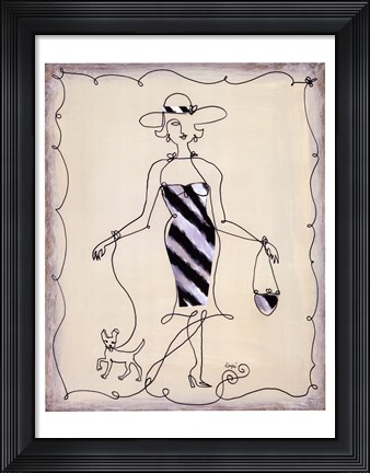 Framed Shabby Chic III Print