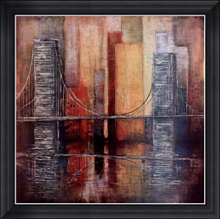 Framed Urban Trend I Print