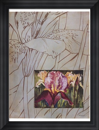 Framed Fleur De Fleur I Print