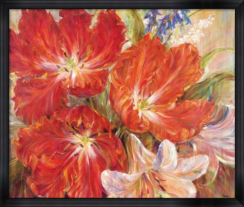 Framed Spring Baroque Print