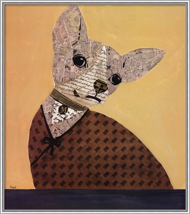 Framed Paper Trained VI Print